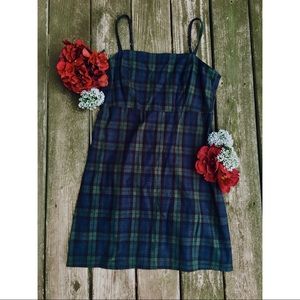 Plaid bodycon dress